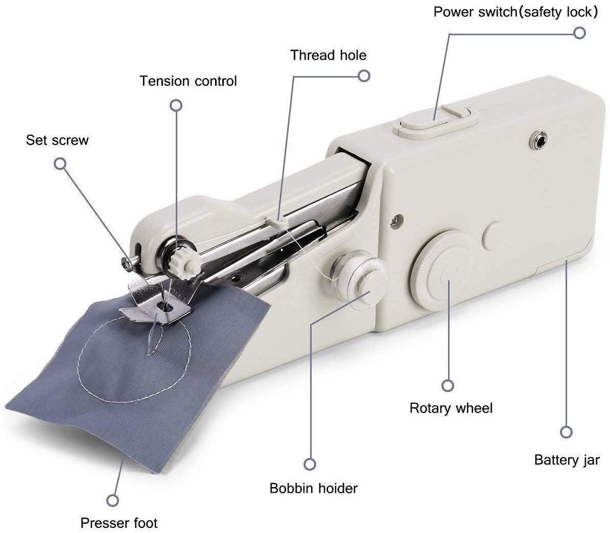 Electric Mini Portable Cordless Stitching Machine Handheld Manual Machine