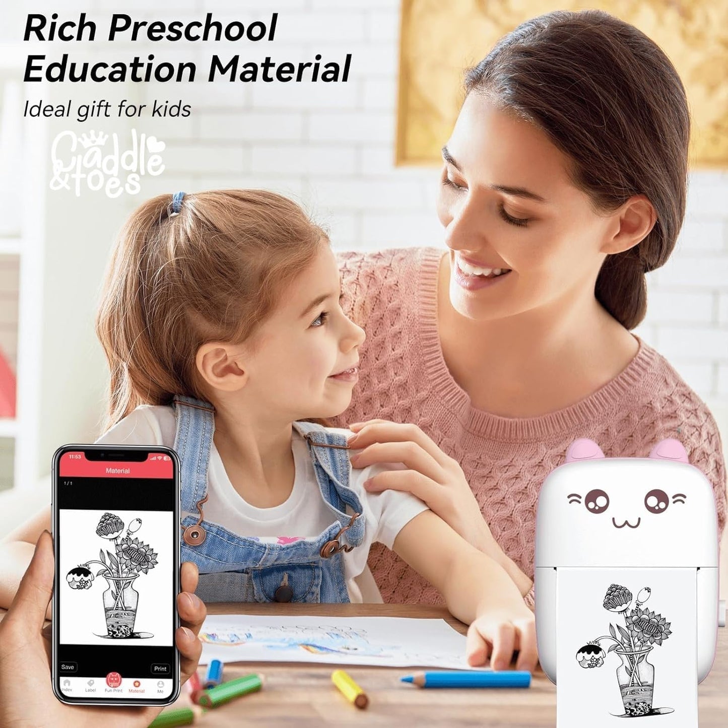 Portable Pocket Mini Printer
